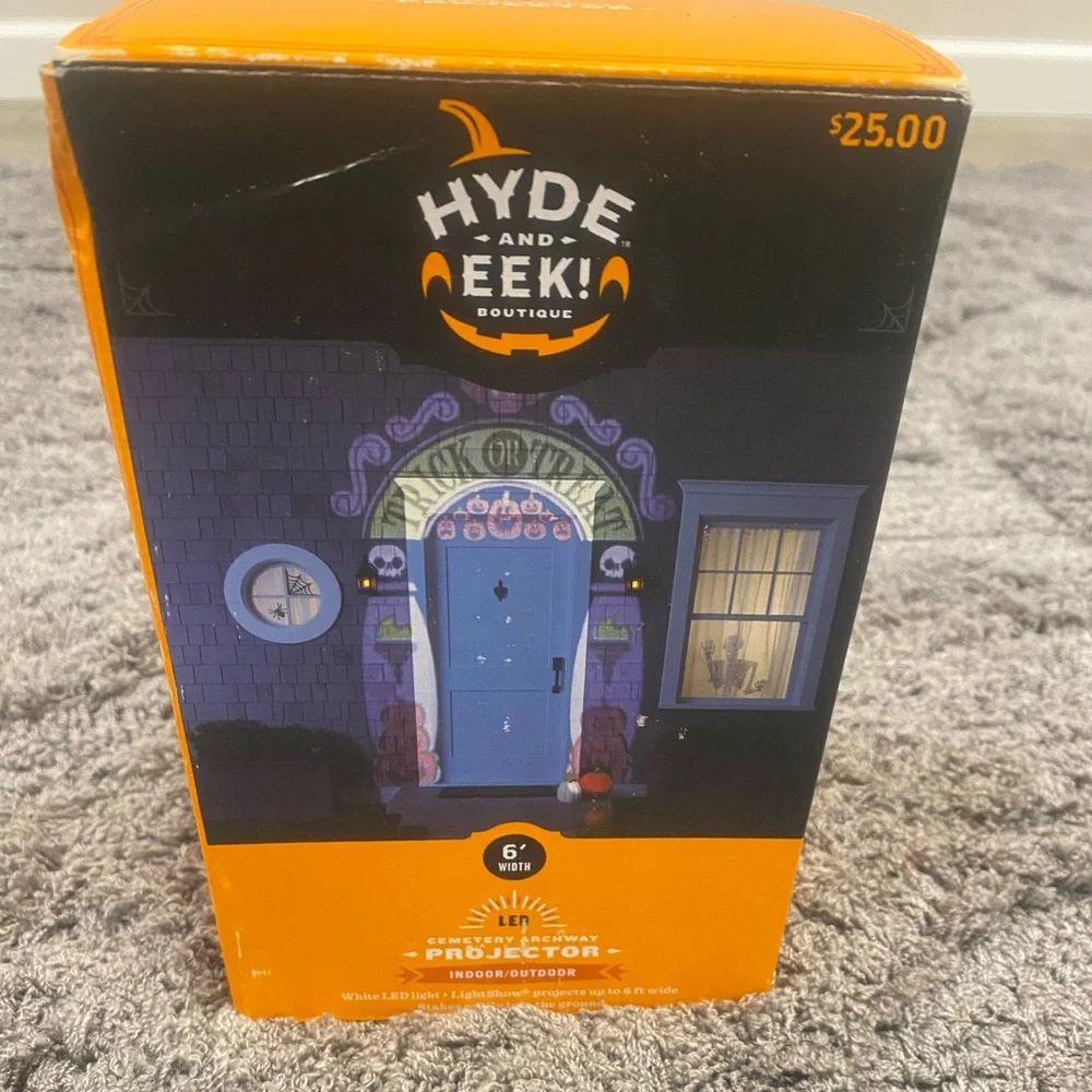 LED Cemetery Archway Halloween Projector